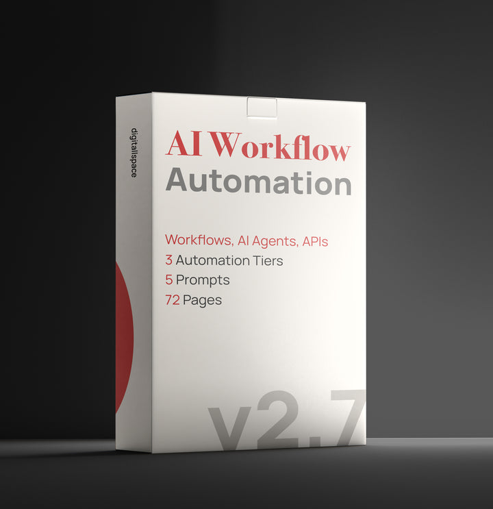 AI WORKFLOW PRODUCT MOCKUP